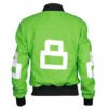 Authentic Eight Ball David Puddy - Seinfeld Green Bomber Leather Jacket