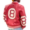 Authentic Eight Ball Red Men’s Leather Jacket
