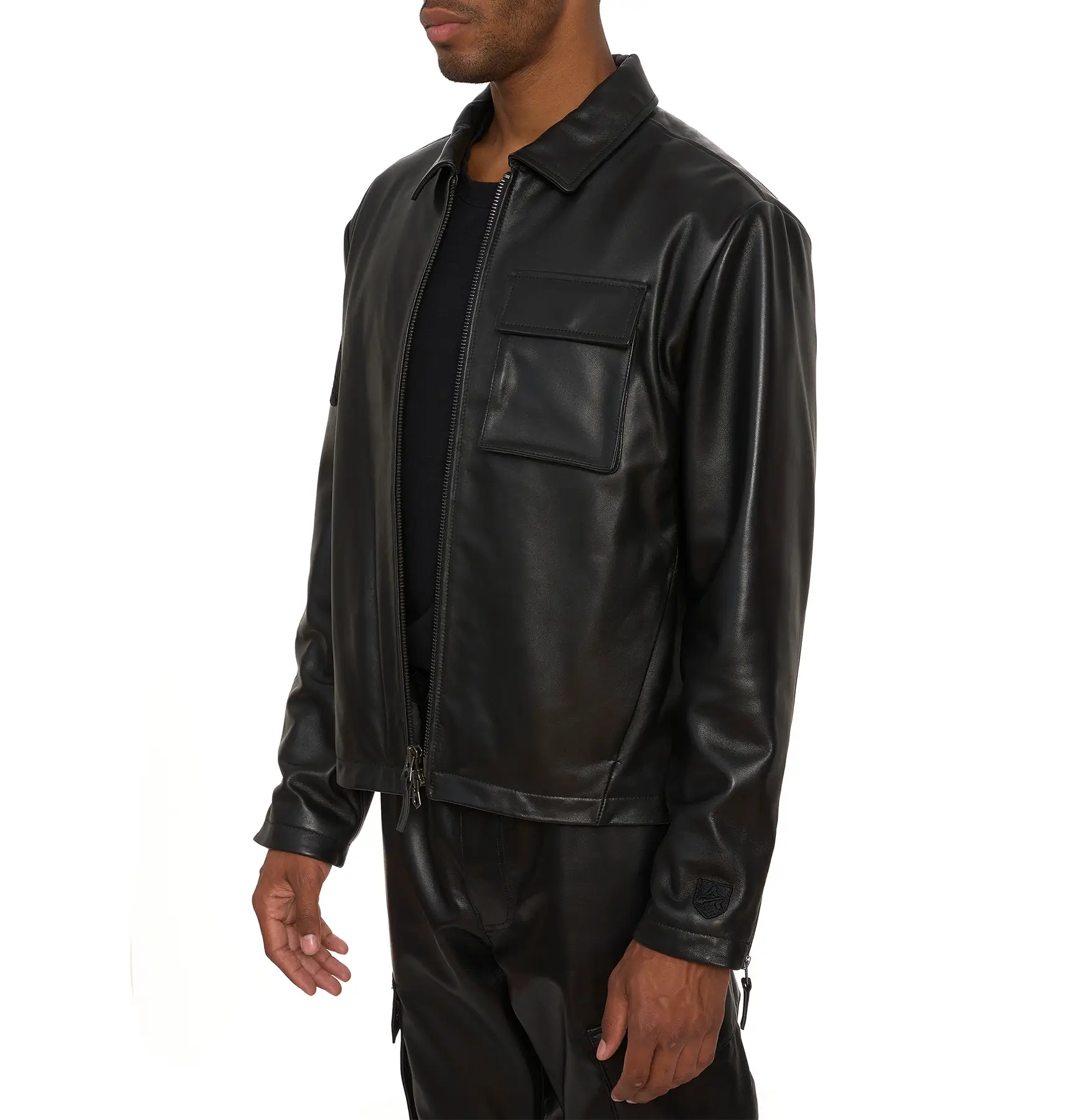 Avirex Leather Aviator Shirt 4