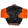 Baltimore Orioles 90’s Vintage Black and Orange Satin Varsity Jacket