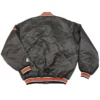 Baltimore Orioles Black Varsity Satin Jacket