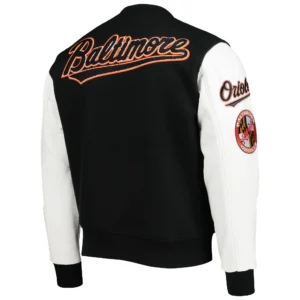 Baltimore Orioles Classic Wool & Leather Varsity Jacket 1