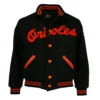Baltimore Orioles Ebbets 1966 Authentic Wool Varsity Jacket