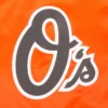 Baltimore Orioles Orange Satin Varsity Jacket