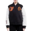Baltimore Orioles Women’s Classic Wool & Leather Varsity Jacket
