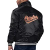Baltimore Orioles X Levi’s Silver Tab Satin Trucker Varsity Jacket – Black 1