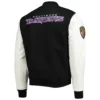 Baltimore Ravens Classic Logo Black Varsity Jacket 1
