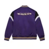 Baltimore Ravens Cooperstown Satin Purple Jacket 1