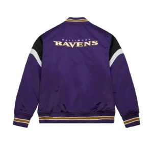 Baltimore Ravens Cooperstown Satin Purple Jacket 1