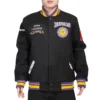Baltimore Ravens Crest Black Varsity Jacket