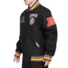 Baltimore Ravens Crest Black Varsity Jacket 2