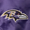Baltimore Ravens Enforcer Purple and Black Varsity Jacket 2