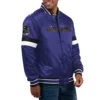Baltimore Ravens Home Game Purple Varsity Jacket