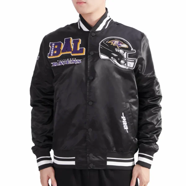 Baltimore-Ravens-Mashup-Full-Snap-Satin-Varsity-Jacket-Black-3