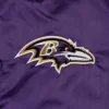 Baltimore Ravens Pick & Roll Purple Varsity Jacket 2