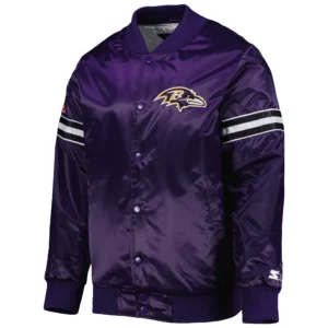Baltimore Ravens Pick & Roll Purple Varsity Jacket