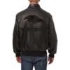 Baltimore Ravens Shirt Collar Tonal Black Bomber Jacket 1