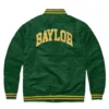 Baylor Bears Logo Green Varsity Jacket 1