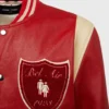 Bel-Air Homme+Femme Leather Red Varsity Jacket 2