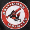 Black Baltimore Orioles Blackout Varsity Jacket