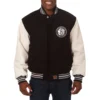 Black Brooklyn Nets Domestic Two Tone Wool Jacket