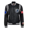 Black Dallas Mavericks Full Varsity Jacket