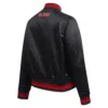 Black Detroit Red Wings Varsity Jacket 3