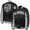 Black Los Angeles Kings The Ace Varsity Jacket 2