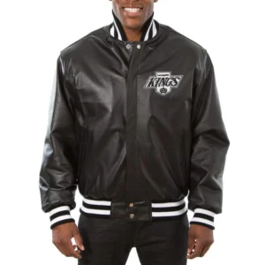 Black Los Angeles Kings Varsity Jacket