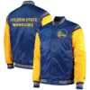 Blue Golden State Warriors The Enforcer Varsity Jacket 2