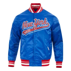 Blue New York Rangers Jacket