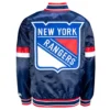 Blue New York Rangers Varsity Jacket 1