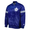 Blue Toronto Maple Leafs Varsity Jacket