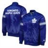 Blue Toronto Maple Leafs Varsity Jacket 3