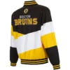 Boston Bruins Black Full-Zip Varsity Jacket 1
