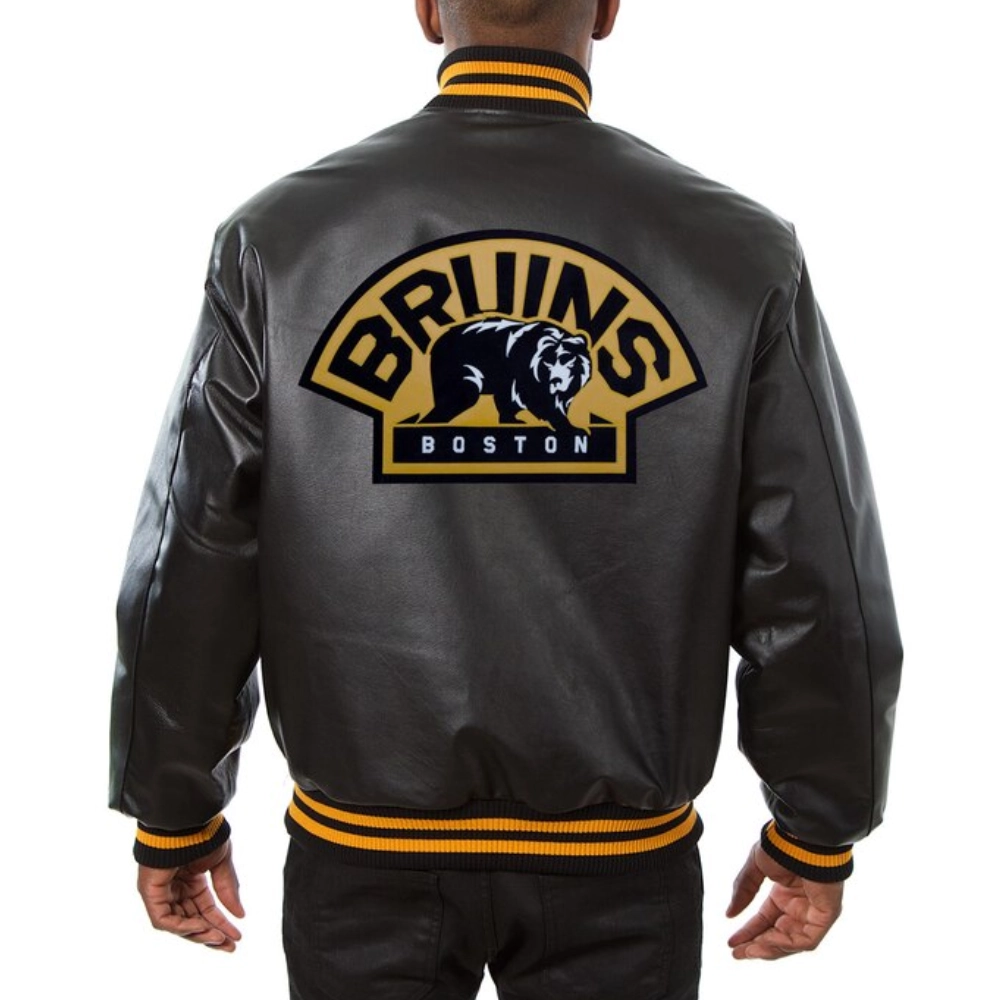 Boston Bruins Varsity Jacket -Black 1