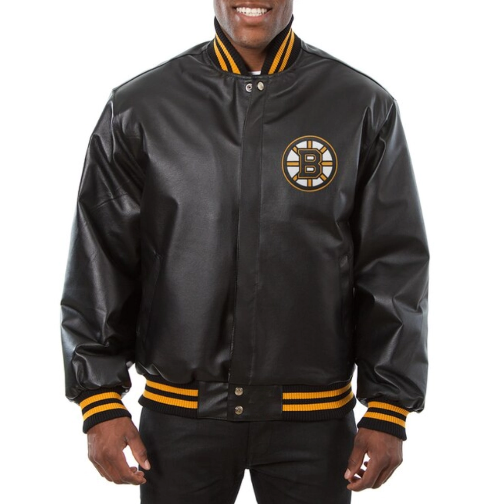 Boston Bruins Varsity Jacket -Black