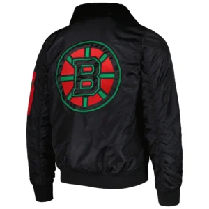 Boston Bruins x Ty Mopkins Varsity Jacket 1