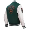 Boston Celtics City Edition Wool Varsity Jacket Green 1