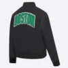 Boston Celtics Classic Black Wool Varsity Jacket 2