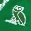 Boston Celtics OVO X Varsity Jacket Green 3