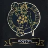 Boston Celtics Pro Prep Black Varsity Wool Jacket 6