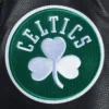 Boston Celtics Pro Prep Black Varsity Wool Jacket 7