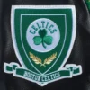 Boston Celtics Pro Prep Black Varsity Wool Jacket 8