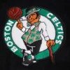 Boston Celtics Retro Classic Black Wool and Leather Varsity Jacket 4