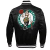 Boston Celtics Retro Classic Varsity Jacket Black 3