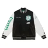 Boston Celtics Team Origins Varsity Jacket Black