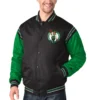 Boston Celtics The Enforcer Varsity Green Varsity Jacket 4