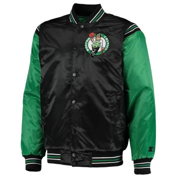 Boston Celtics The Enforcer Varsity Green Varsity Jacket