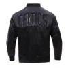 Boston Celtics Triple Black Gloss Satin Jacket 5